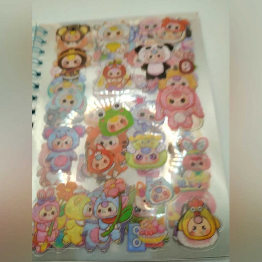 4 Baby Three Notebook And Stickers Journal Set - Picture 2 of 4